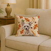 Hairless Chinese Crested Heirloom Fall Throw Pillow 18" x 18" product image at NuMercy 2