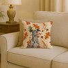 Brindle Greyhound Heirloom Fall Throw Pillow 18" x 18" product image at NuMercy 2