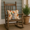 Brindle Greyhound Heirloom Fall Throw Pillow 18" x 18" product image at NuMercy 4