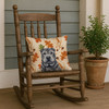 Black Shar Pei Heirloom Fall Throw Pillow 18" x 18" product image at NuMercy 4