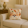Pomeranian Heirloom Fall Throw Pillow 18" x 18" product image at NuMercy 2