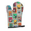 Lots of Black and Silver Schnauzer Oven Mitt product image at NuMercy