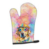 Yellow Labrador Hippie Dawg Oven Mitt DAC2528 product image at NuMercy