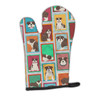 Lots of Brindle English Bulldog Oven Mitt product image at NuMercy
