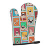 Lots of Fawn Pug Oven Mitt product image at NuMercy