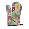 Lots of Harlequin Natural Ears Great Dane Oven Mitt product image at NuMercy