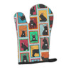 Lots of Black French Bulldog Oven Mitt product image at NuMercy