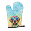 Chocolate Labrador Hippie Dawg Oven Mitt DAC2527 product image at NuMercy
