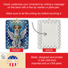 Jack Russell Terrier My Angel Porcelain Christmas Ornament product image at NuMercy 3