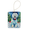Old English Sheepdog Christmas Porcelain Ornament DAC3546 product image at NuMercy