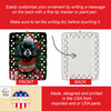 Poodle Christmas Porcelain Ornament DAC3575 product image at NuMercy 3