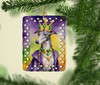 Greyhound King of Mardi Gras Porcelain Christmas Ornament DAC4811 product image at NuMercy 2