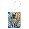 Norwegian Elkhound My Angel Porcelain Christmas Ornament product image at NuMercy