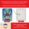 Chocolate Poodle My Angel Porcelain Christmas Ornament DAC7058 product image at NuMercy 3