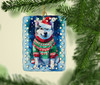 Siberian Husky Christmas Porcelain Ornament DAC3660 product image at NuMercy 2