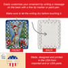 Whippet Christmas Reindeer Porcelain Ornament product image at NuMercy 3