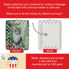 Australian Mist Cat By the Christmas Tree Porcelain Ornament product image at NuMercy 3