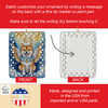 Shiba Inu My Angel Porcelain Christmas Ornament product image at NuMercy 3