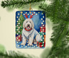 Komondor Christmas Reindeer Porcelain Ornament product image at NuMercy 2