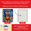 French Bulldog Christmas Reindeer Porcelain Ornament DAC7785 product image at NuMercy 3