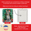 Egyptian Mau Cat By the Christmas Tree Porcelain Ornament product image at NuMercy 3