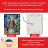 Welsh Springer Spaniel Christmas Reindeer Porcelain Ornament product image at NuMercy 3
