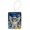 Shih Tzu My Angel Porcelain Christmas Ornament DAC7080 product image at NuMercy