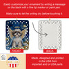 Shih Tzu My Angel Porcelain Christmas Ornament DAC7080 product image at NuMercy 3
