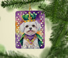 Maltese King of Mardi Gras Porcelain Christmas Ornament product image at NuMercy 2