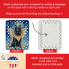 Belgian Sheepdog My Angel Porcelain Christmas Ornament product image at NuMercy 3