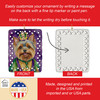 Yorkshire Terrier King of Mardi Gras Porcelain Christmas Ornament DAC4911 product image at NuMercy 3