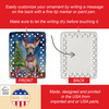 American Hairless Terrier Christmas Reindeer Porcelain Ornament product image at NuMercy 3