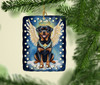 Rottweiler My Angel Porcelain Christmas Ornament product image at NuMercy 2
