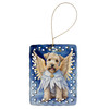 Wheaten Terrier My Angel Porcelain Christmas Ornament product image at NuMercy