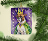 Boxer King of Mardi Gras Porcelain Christmas Ornament DAC4754 product image at NuMercy 2