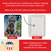 Bouvier des Flandres Christmas Reindeer Porcelain Ornament product image at NuMercy 3