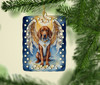Redbone Coonhound My Angel Porcelain Christmas Ornament product image at NuMercy 2