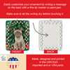 Tonkinese Cat By the Christmas Tree Porcelain Ornament product image at NuMercy 3