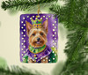 Australian Terrier King of Mardi Gras Porcelain Christmas Ornament product image at NuMercy 2