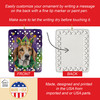 American Foxhound King of Mardi Gras Porcelain Christmas Ornament product image at NuMercy 3