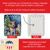 Fox Terrier Christmas Reindeer Porcelain Ornament DAC7783 product image at NuMercy 3