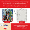 Bernese Mountain Dog Christmas Reindeer Porcelain Ornament product image at NuMercy 3