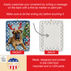 Bullmastiff Christmas Reindeer Porcelain Ornament product image at NuMercy 3