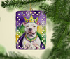 Pit Bull Terrier King of Mardi Gras Porcelain Christmas Ornament DAC4853 product image at NuMercy 2