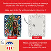 Chocolate Cocker Spaniel Christmas Reindeer Porcelain Ornament product image at NuMercy 3