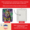 English Bulldog King of Mardi Gras Porcelain Christmas Ornament DAC4784 product image at NuMercy 3