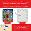 Shar Pei Christmas Reindeer Porcelain Ornament product image at NuMercy 3
