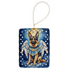 German Shepherd My Angel Porcelain Christmas Ornament DAC7004 product image at 