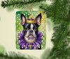 Boston Terrier King of Mardi Gras Porcelain Christmas Ornament DAC4749 product image at NuMercy 2