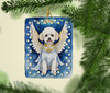 Bichon Frise My Angel Porcelain Christmas Ornament DAC6948 product image at NuMercy 2